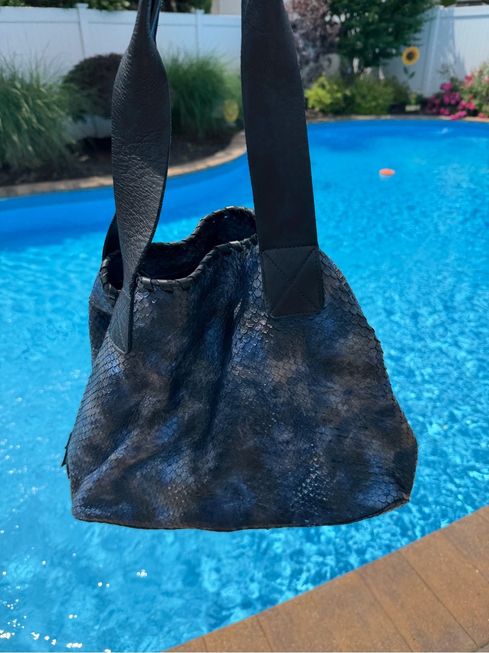 Laggo Python-Style Hobo Shoulder Bag.  GORGEOUS!!! Like new!